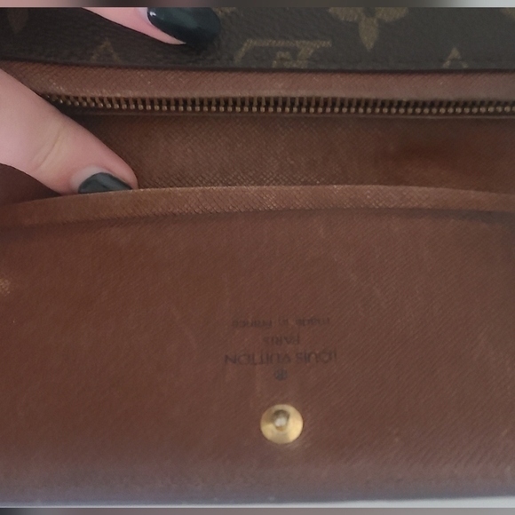 Authentic Louis Vuitton LV Monogram Coated Canvas Porte-Monnaie Tresor Wallet - Picture 6 of 8